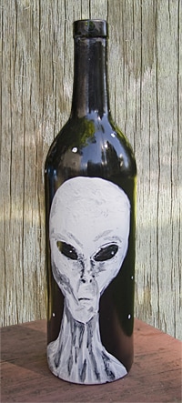 Melissa-Brinton-wine-bottle-alien-grey