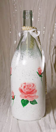 Melissa-Brinton-wine-bottle-wedding rose